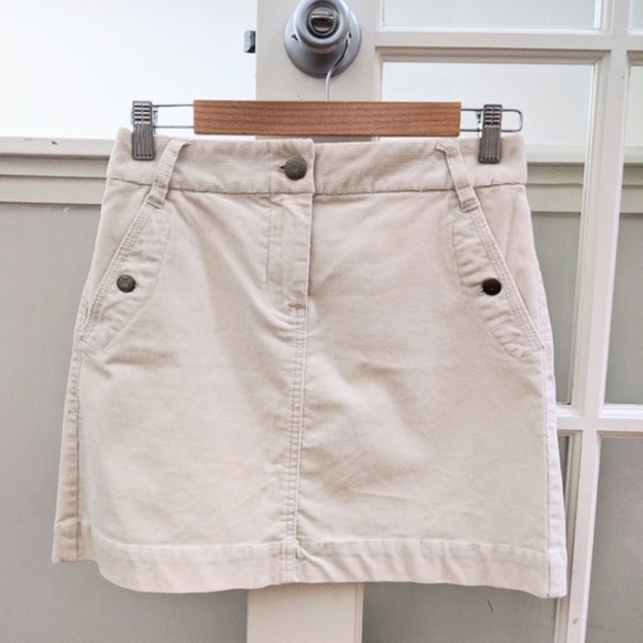 J. Crew Dresses & Skirts - J.Crew White Corduroy Skirt, Women’s Size 4
